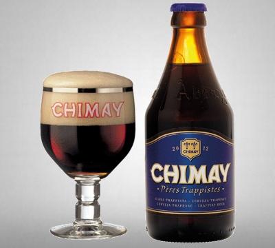 Chimay Blauw met een kaasje